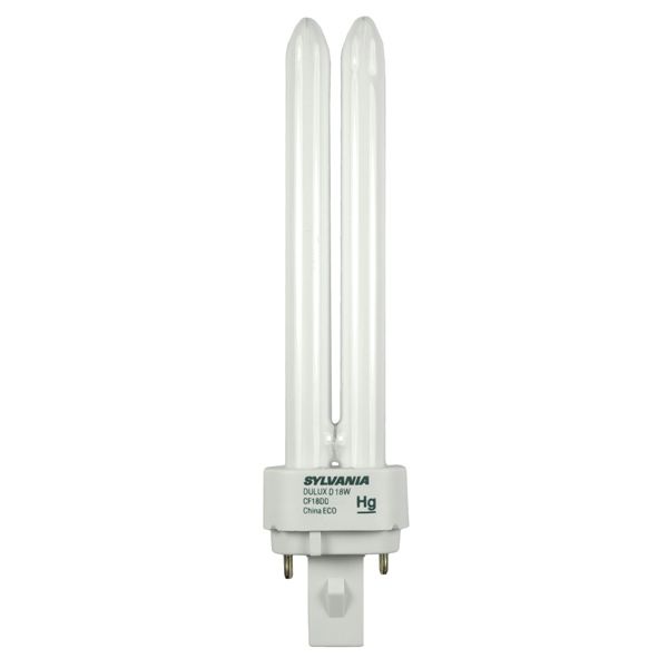 Bulb Halogen Double Tube CF18DD/841 18W T4 G24D-2 / Diagonal 2 Pin Dulux Preheat by BulbTronics, Inc.  ID 20678